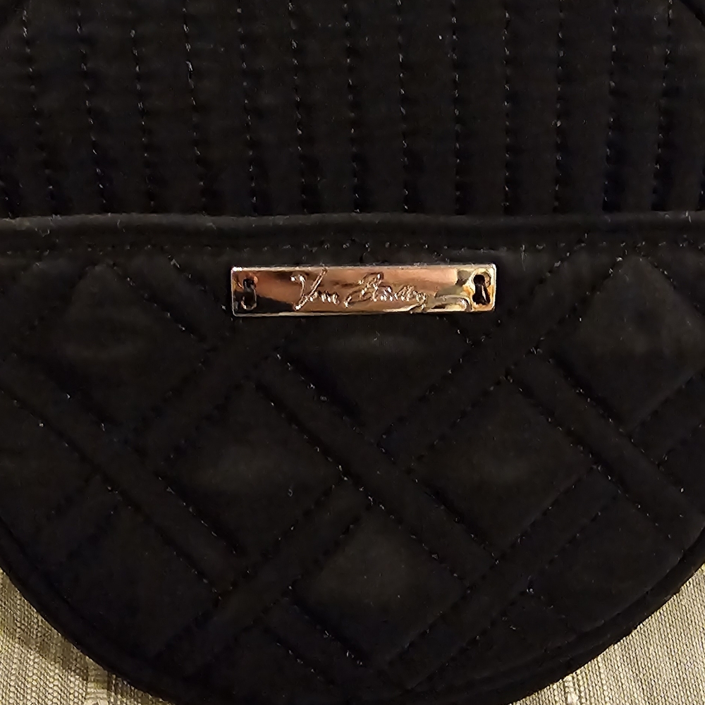 Vera Bradley Black Quilted Clutch